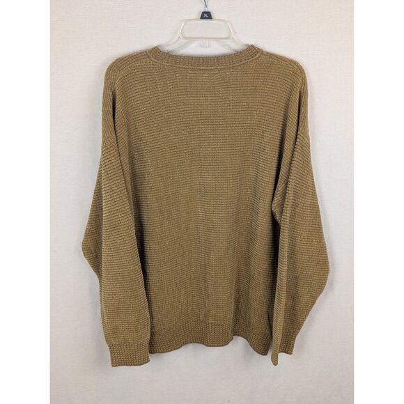 Jones New York Knit Sweater Brown/Gold Men's Size Medium - Picture 11 of 14
